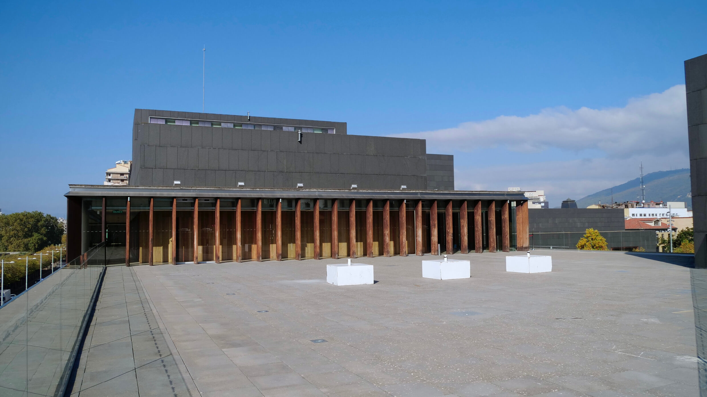Baluarte foto aérea, organiza tu congreso en Pamplona
